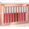 Pack Of 10 Matte Nonstick Cup Waterproof Lip Gloss - Afbeelding 2