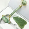 Rose Quartz Roller Slimming Face Massager Lifting Tool Natural Jade - Afbeelding 3