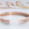 I Am Enough Bracelet, Engraved Secret Message Bracelet, I am Enough - Afbeelding 4