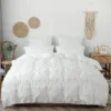 High Quality Crafts with Furball Double Bed Duvet Cover Set 220x240 Tufted King Size Bedding Set Queen Comforter and Pillow Case - Afbeelding 2