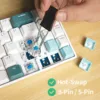 RK ROYAL KLUDGE RK71 Tri-mode Mechanical Keyboard 2.4G Wireless Bluetooth RGB Backlit Hot-swappable Gamer Keyboard PBT keycaps - Afbeelding 6