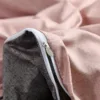Simple Texture Grain Polyester Duvet Cover Set King Size Plain Queen Bedding Set Affordable Durable Quilt Cover and Pillow Case - Afbeelding 4