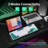 RK ROYAL KLUDGE RK71 Tri-mode Mechanical Keyboard 2.4G Wireless Bluetooth RGB Backlit Hot-swappable Gamer Keyboard PBT keycaps - Afbeelding 2