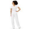 All-over print unisex wide-leg pants - Afbeelding 3
