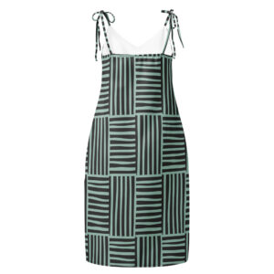 Tie-strap midi dress